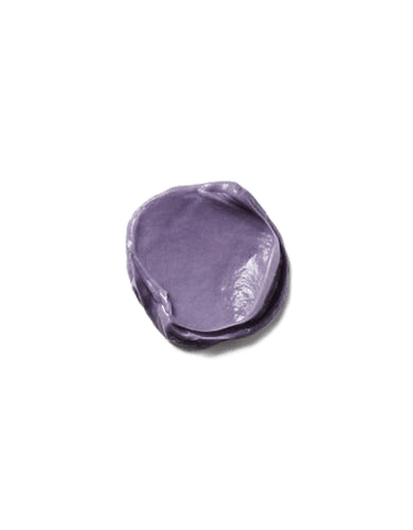 A swatch of light purple cream, similar to the Moroccanoil Color Depositing Mask Platinum 6.7 oz / 200mL, elegantly rests on a white background.